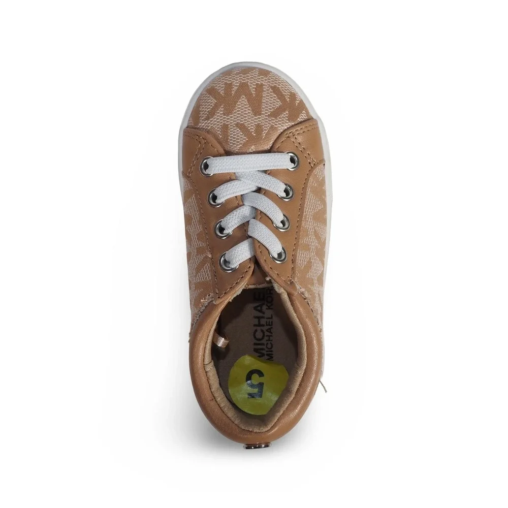 Michael‎ Kors MK Oake 2 Signature Sneakers Tan Toddler 5